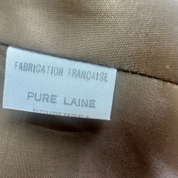 Ted Lapidus Paris Vintage Wool Houndstooth‎ Blazer&Skirt Set 42 Made in France - Picture 13 of 13